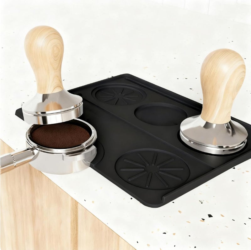 ZJSTRO Espresso Tamping Mat,Coffee Tamper Mat, Food Grade Silicone 0.79x0.98" Portafilter Mat for Espresso Machine Acceessories, Waterproof Heat Resistant Easy to Clean,Non-Slip - Image 4